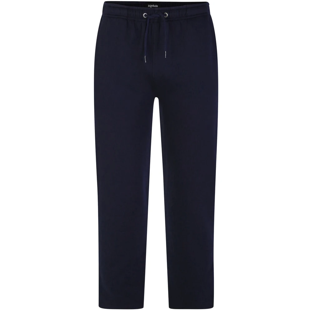 Bigdude Open Hem Joggers Navy 7 Bigdude Open Hem Joggers Navy - Image 7
