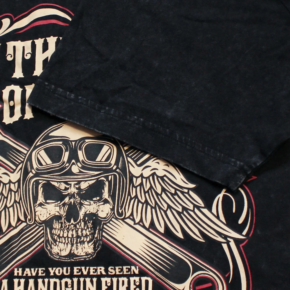 Bigdude In The Name Of Speed Print T-Shirt Acid Washed Black 5 Bigdude In The Name Of Speed Print T-Shirt Acid Washed Black - Image 5