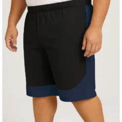 Bigdude Lightweight Active Gym Shorts Black/Navy -Big Dude Clothing Shop 0604aece life1 bd24sh06 02 navy