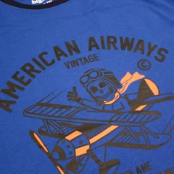 Bigdude American Airways Print T-Shirt Light Denim 8 Bigdude American Airways Print T-Shirt Light Denim -Big Dude Clothing Shop 0672cce7 img 4642