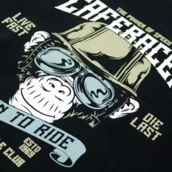 Bigdude Born To Ride Print T-Shirt Black -Big Dude Clothing Shop 06cb69c7 b3112c14 3