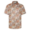 Bigdude Stretch Sublimation Short Sleeve Shirt Ecru