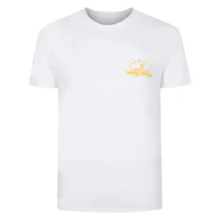 Bigdude California Print T-Shirt White