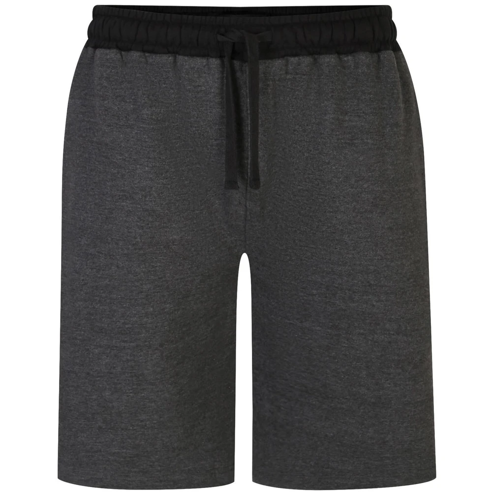 Bigdude Contrast Sweat Shorts Charcoal Marl 1 Bigdude Contrast Sweat Shorts Charcoal Marl
