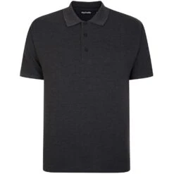 Bigdude 3 Pack Plain Polo Shirts Black/Charcoal/Navy -Big Dude Clothing Shop 0f2b7e7f ac7b7d7b plaingreypolo 1