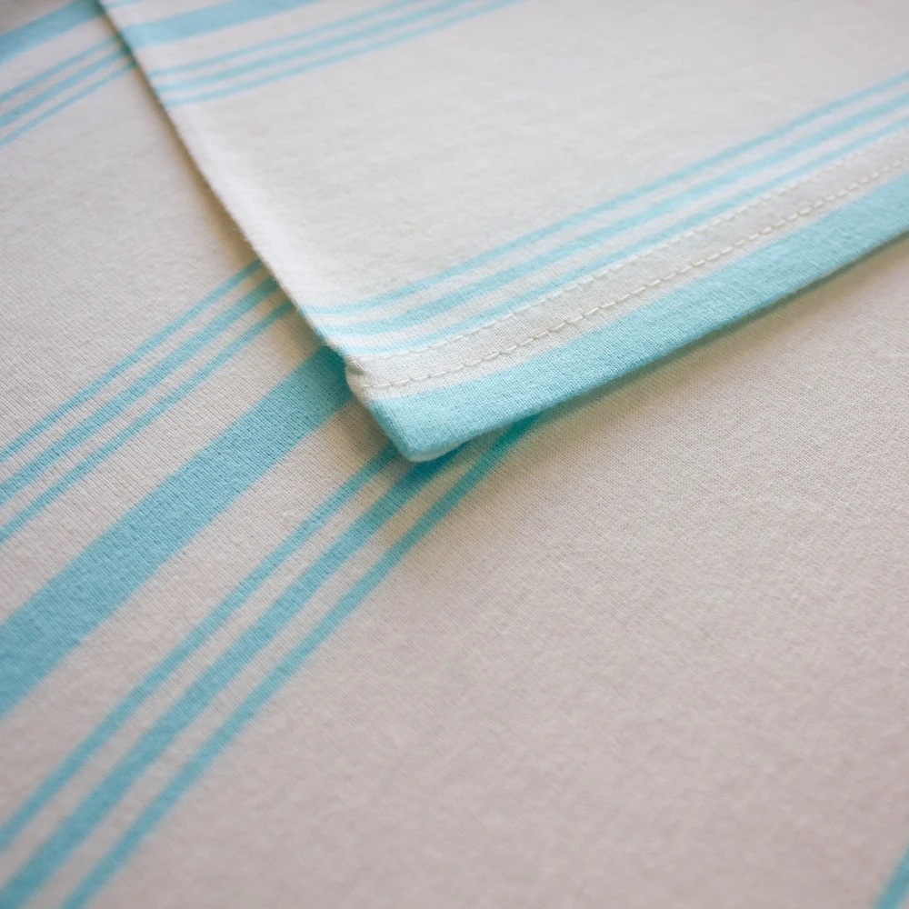 Bigdude Pure Cotton Striped T-Shirt Cream 4 Bigdude Pure Cotton Striped T-Shirt Cream - Image 4