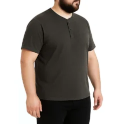 Bigdude Grandad T-Shirt Charcoal -Big Dude Clothing Shop 1104fd5c life2 us19ts01 07 charcoal