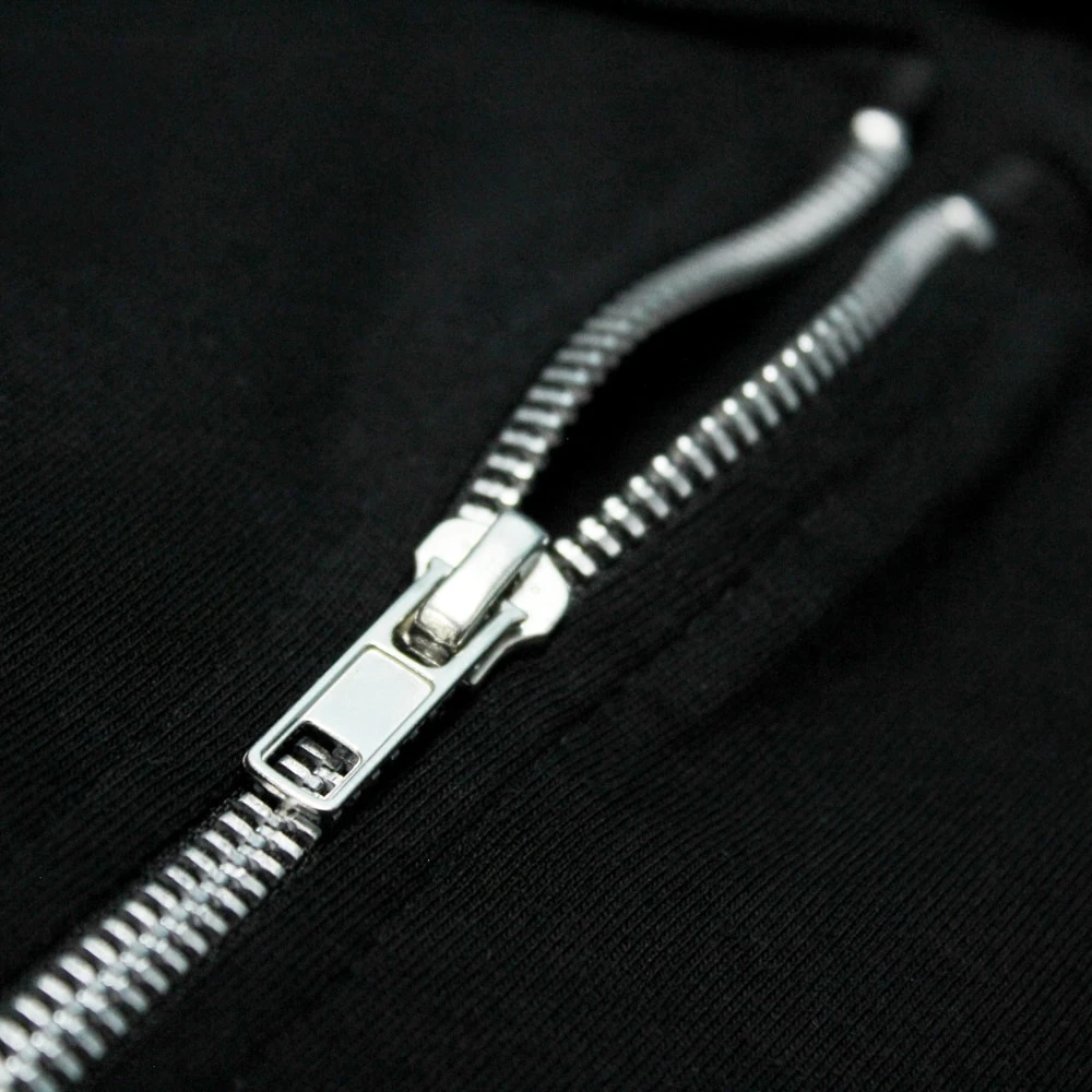 Bigdude Smart Single Jersey Long Sleeve Polo With Zip Black 4 Bigdude Smart Single Jersey Long Sleeve Polo With Zip Black - Image 4