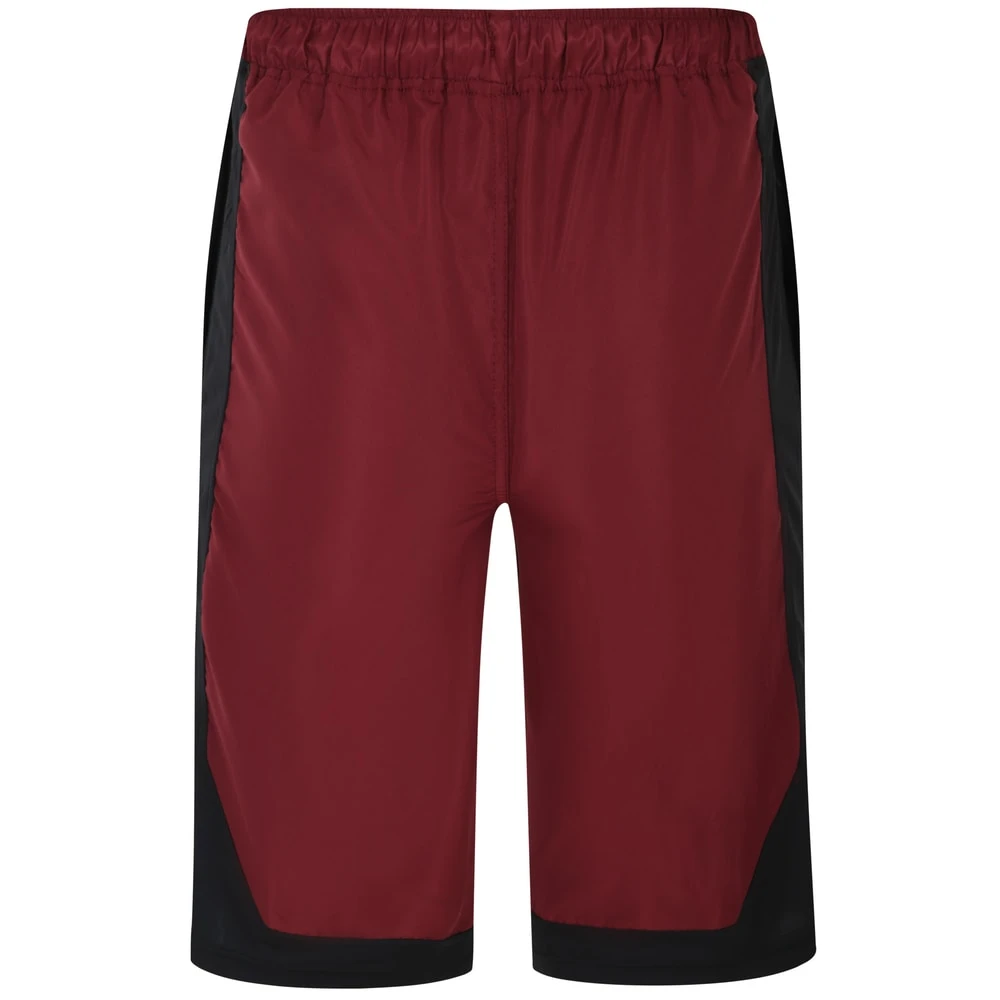 Bigdude Lightweight Active Gym Shorts Burgundy/Black 3 Bigdude Lightweight Active Gym Shorts Burgundy/Black - Image 3