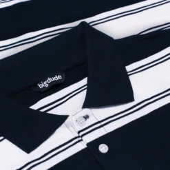 Bigdude Rugby Striped Pique Polo Navy 7 Bigdude Rugby Striped Pique Polo Navy -Big Dude Clothing Shop 18917598 b7243be4 1