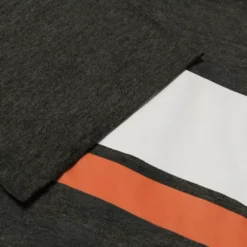 Bigdude Contrast Collar Striped Polo Shirt Charcoal -Big Dude Clothing Shop 18b5b06d 3