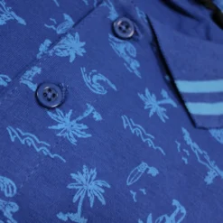 Bigdude Palm Tree Polo Deep Blue -Big Dude Clothing Shop 1a1937bd e09d74d3 2