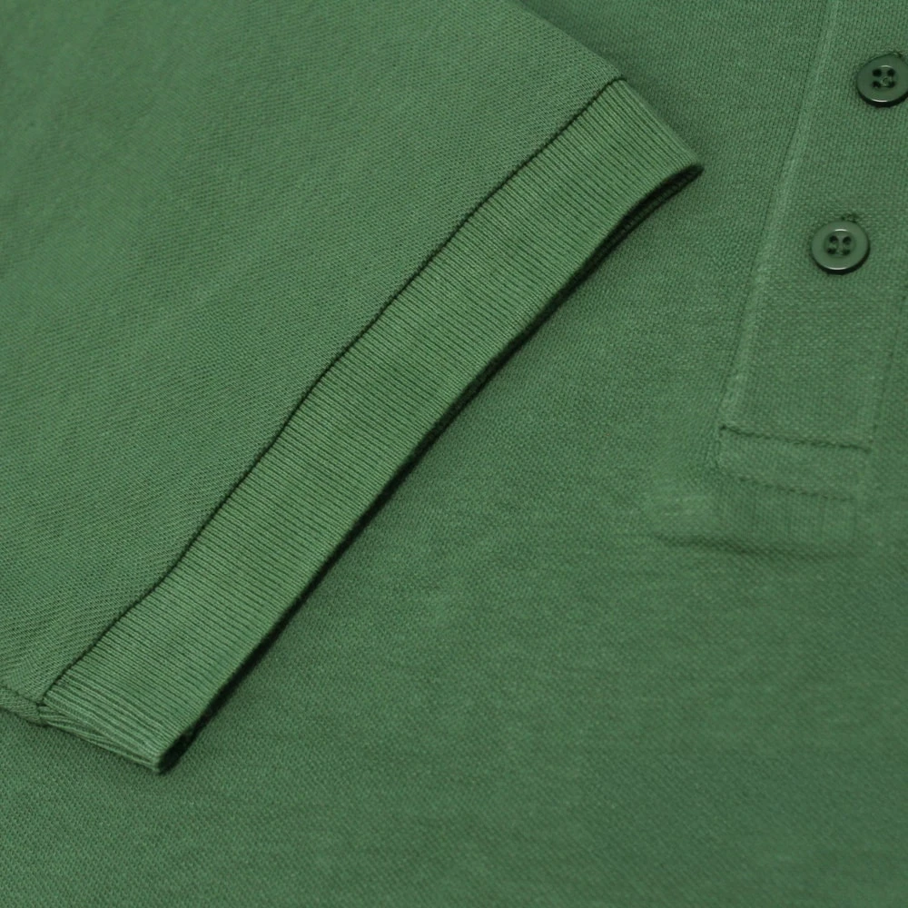 Bigdude Plain Polo Shirt Deep Green 4 Bigdude Plain Polo Shirt Deep Green - Image 4