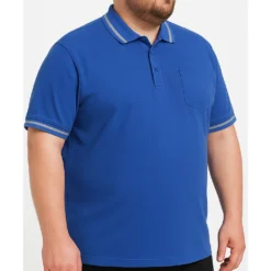 Bigdude Performance Polo Deep Blue -Big Dude Clothing Shop 1b429755 life2 bd25p21 66 deepblue