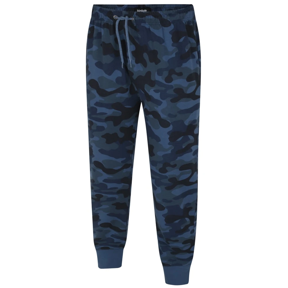 Bigdude Camo Joggers Navy 2 Bigdude Camo Joggers Navy - Image 2