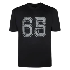 Bigdude Print Hockey Jersey Black