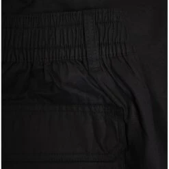 Bigdude Light Weight Elasticated Waist Cargo Shorts Black -Big Dude Clothing Shop 1e918f0d img 7832