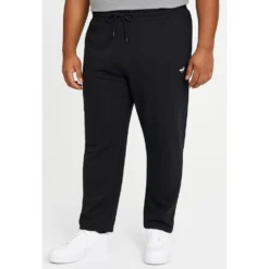 Bigdude Open Hem Loop Back Joggers Black -Big Dude Clothing Shop 1f508ddd life2 us20lj01 01 black