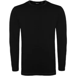 Bigdude Long Sleeve Thermal T-Shirt Black