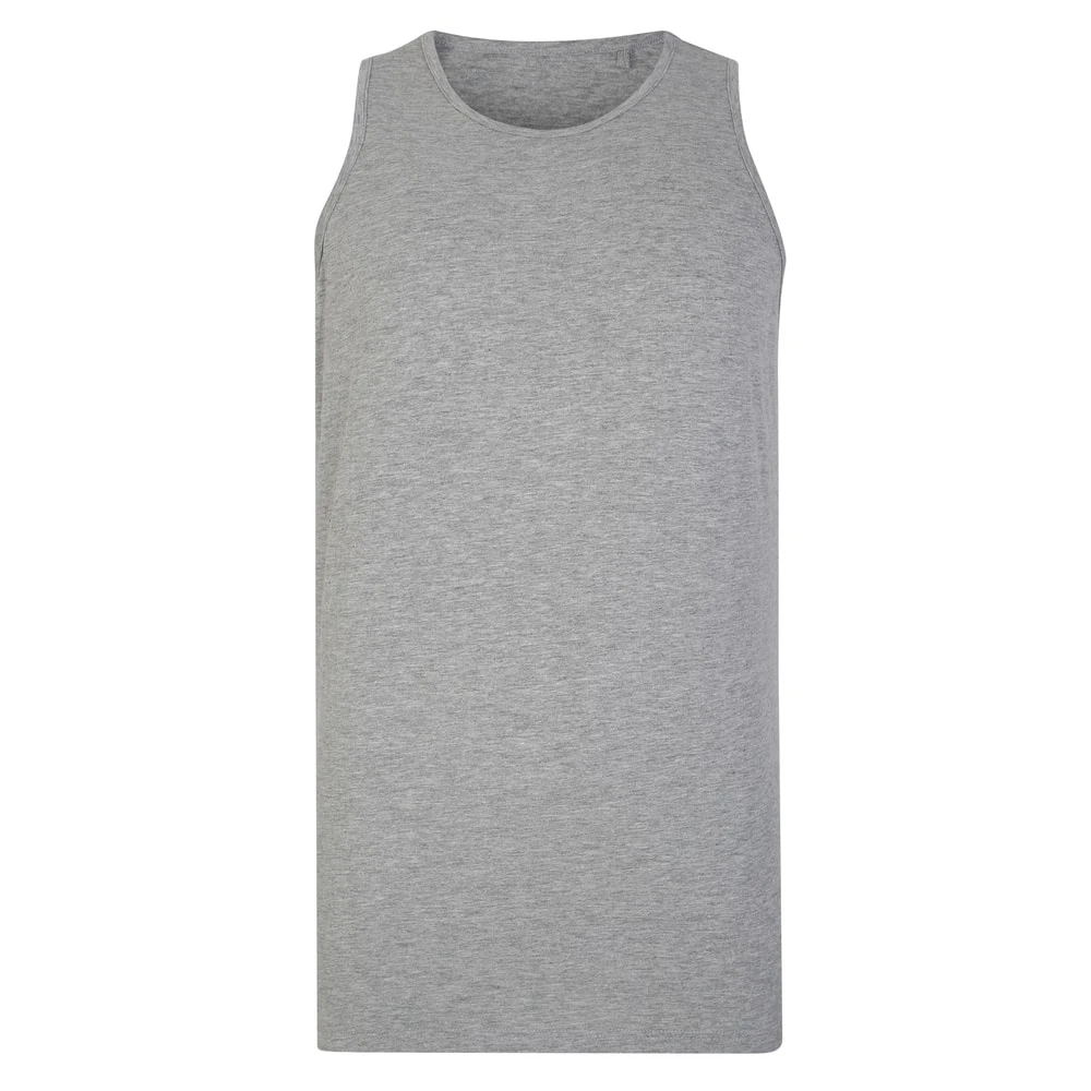 Bigdude Plain Vest Grey 1 Bigdude Plain Vest Grey