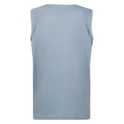 Bigdude Twin Pack Small Print Sleeveless T-Shirt Yellow/Light Blue -Big Dude Clothing Shop 23435e2f bd25ts64 21 pale20blue 2