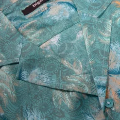 Bigdude Palms Viscose Relaxed Collar Shirt Green -Big Dude Clothing Shop 25cd2e71 img 1080