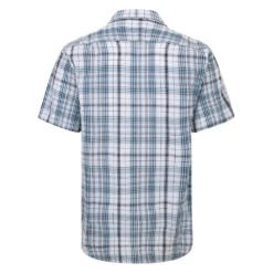 Bigdude Cutaway Collar Checked Shirt Light Blue/White -Big Dude Clothing Shop 2a1fe7c5 us24ss48 01 2