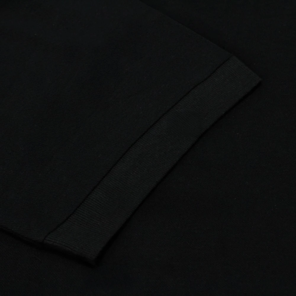 Bigdude Contrast Placket Polo Shirt Black 4 Bigdude Contrast Placket Polo Shirt Black - Image 4