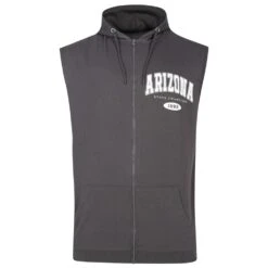 Bigdude Arizona Sleeveless Loopback Hoody Charcoal
