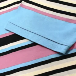 Bigdude Summer Stripe Polo Bright Blue 11 Bigdude Summer Stripe Polo Bright Blue -Big Dude Clothing Shop 2c14c493 closeup3 bd25p25 112 brightblue