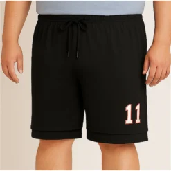 Bigdude Mesh Basketball Shorts Black -Big Dude Clothing Shop 2c741c03 life1 us25sh05 01 black