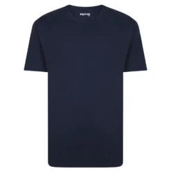 Bigdude Heavy Weight Plain T-Shirt Navy