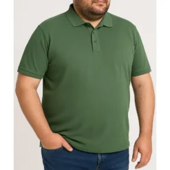 Bigdude Plain Polo Shirt Deep Green 13 Bigdude Plain Polo Shirt Deep Green -Big Dude Clothing Shop 2e5e0f6c a620f4a7 life2 bd103 48 deepgreen