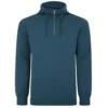 Bigdude Lightweight Half Zip Hoody Petrol