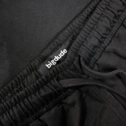 Bigdude Camo Side Panel Loopback Jogger Shorts Black -Big Dude Clothing Shop 2ee32765 img 0374