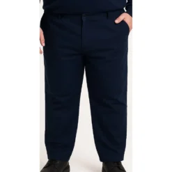 Bigdude Elasticated Waist Every Day Trousers Navy -Big Dude Clothing Shop 2f7aef62 life1 us24tr04 02 navy