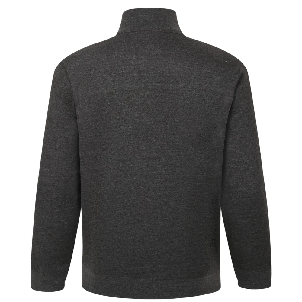 Bigdude Full Zip Colour Block Jacket Charcoal 2 Bigdude Full Zip Colour Block Jacket Charcoal - Image 2