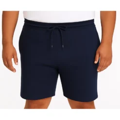 Bigdude Loop Back Jogger Shorts Navy -Big Dude Clothing Shop 314d9091 life1 us20lsh01 02 navy