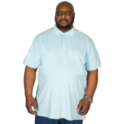 Bigdude Plain Polo Shirt Light Blue -Big Dude Clothing Shop 31a1637a img 6389 clipped rev 1 1