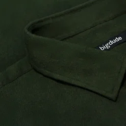 Bigdude Plain Flannel Long Sleeve Shirt Dark Olive 10 Bigdude Plain Flannel Long Sleeve Shirt Dark Olive -Big Dude Clothing Shop 33576680 f9bee28d 12015.07