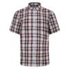 Bigdude Button Down Collar Checked Shirt Red/Navy