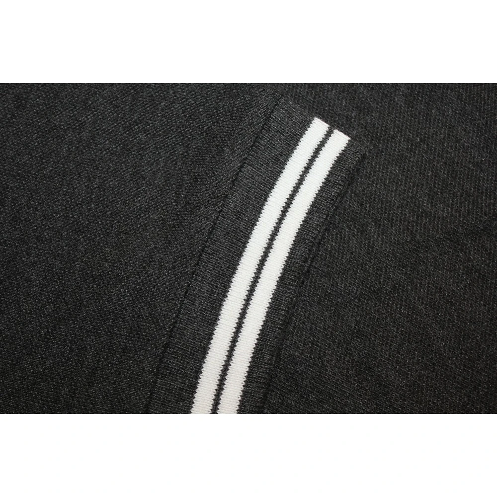 Bigdude Tipped Polo Shirt Charcoal 6 Bigdude Tipped Polo Shirt Charcoal - Image 6