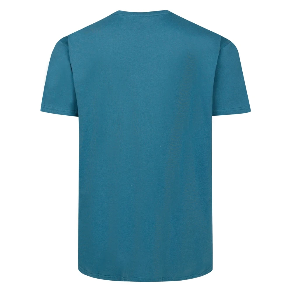 Bigdude Japanese Graphic Print T-Shirt Petrol 2 Bigdude Japanese Graphic Print T-Shirt Petrol - Image 2