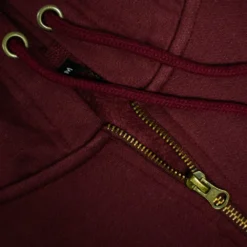 Bigdude Original Full Zip Hoody Burgundy -Big Dude Clothing Shop 394b70fa img 8902 2