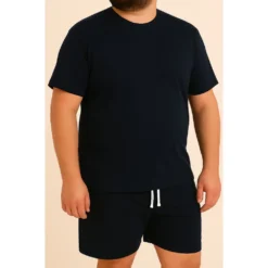 Bigdude Short Sleeve Pyjama Set Navy -Big Dude Clothing Shop 3acc253e life2 us23pj20 02 navy