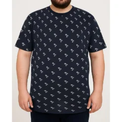 Bigdude AOP Palm Tree Print T-shirt Navy 11 Bigdude AOP Palm Tree Print T-shirt Navy -Big Dude Clothing Shop 3bc14022 72c2f933 life1 bd25ts31 02 navy