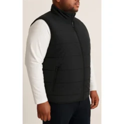 Bigdude Padded Gilet Black -Big Dude Clothing Shop 3bf60406 life2 us23jck03 01 black