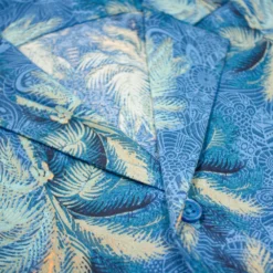 Bigdude Palms Viscose Relaxed Collar Shirt Blue 9 Bigdude Palms Viscose Relaxed Collar Shirt Blue -Big Dude Clothing Shop 3c2c5c34 img 1056