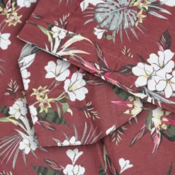 Bigdude Floral Allover Printed Short Sleeve Shirt Burgundy 9 Bigdude Floral Allover Printed Short Sleeve Shirt Burgundy -Big Dude Clothing Shop 3c323ffc closeup3 us24ss52 10 burgundy