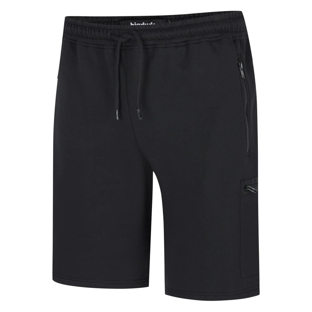 Bigdude Utility Fleece Shorts Black 2 Bigdude Utility Fleece Shorts Black - Image 2